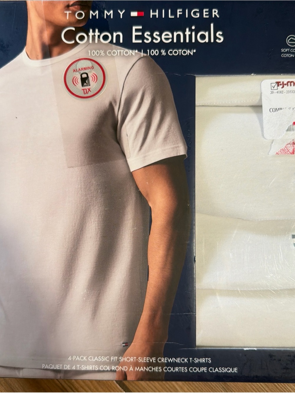 Tommy Hilfiger White Cotton Crewneck T-Shirts (4-Pack)
